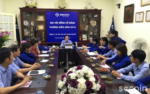 Secoin Hà Nội tổ chức Đại hội đồng Cổ đông thường niên năm 2016